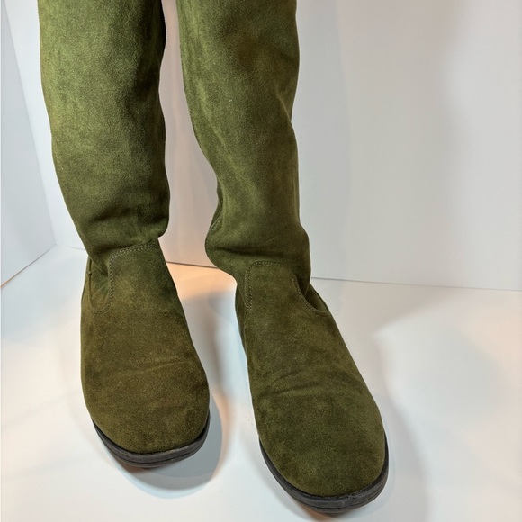 Herstyle Green Over the Knee Boots Stylish and Versatile - Picture 8 of 10